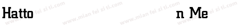 Hatton Medium字体转换
